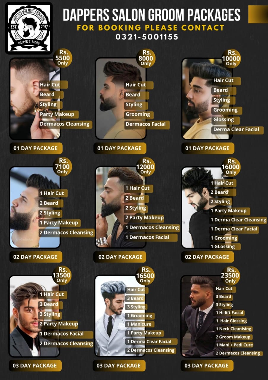 Dapper Salon pricing 4